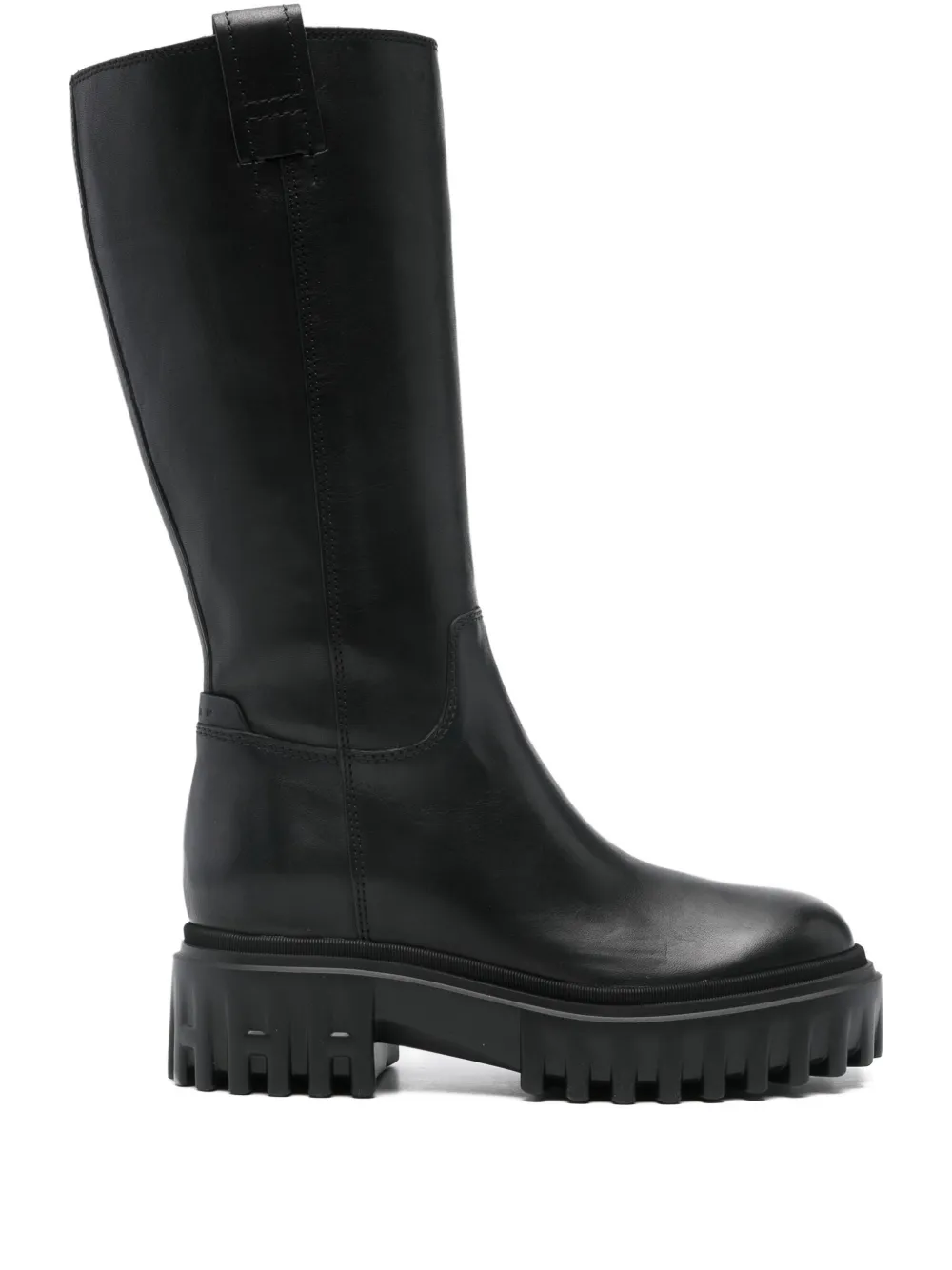 Hogan leather mid-calf boots | Black | Image 1