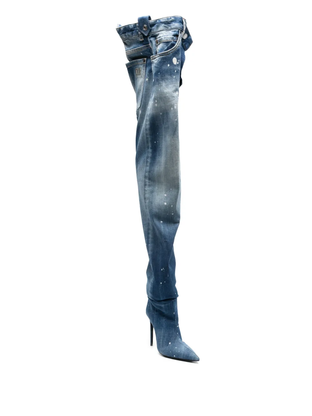DSQUARED2 denim boots Blauw