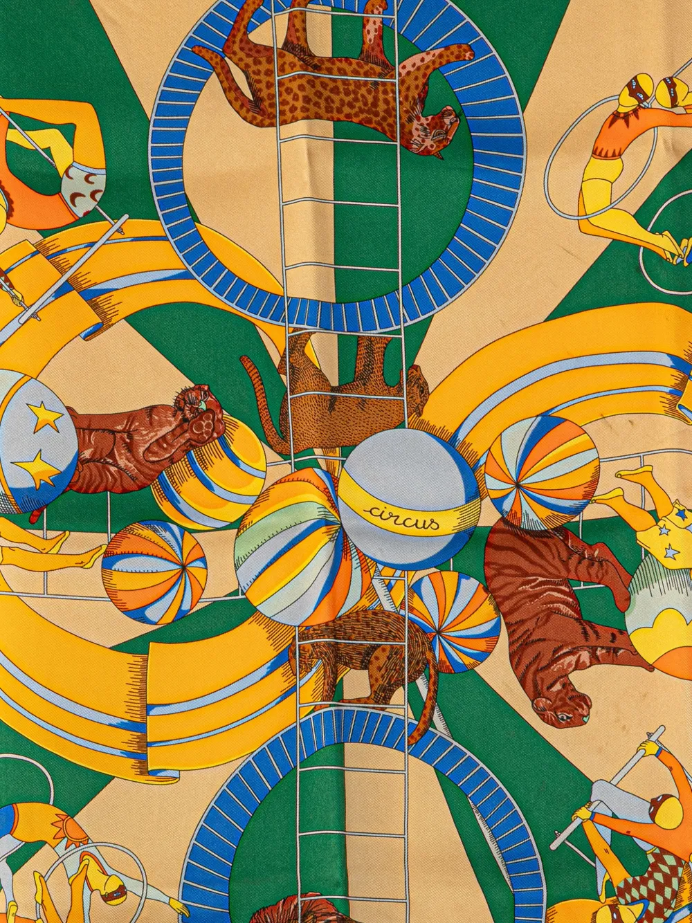 Hermès Pre-Owned 1990-2010 Circus Silk Scarf scarves | Image 2