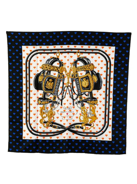 Hermès Pre-Owned 20th Century Brides de Gala Love Silk Scarf scarves