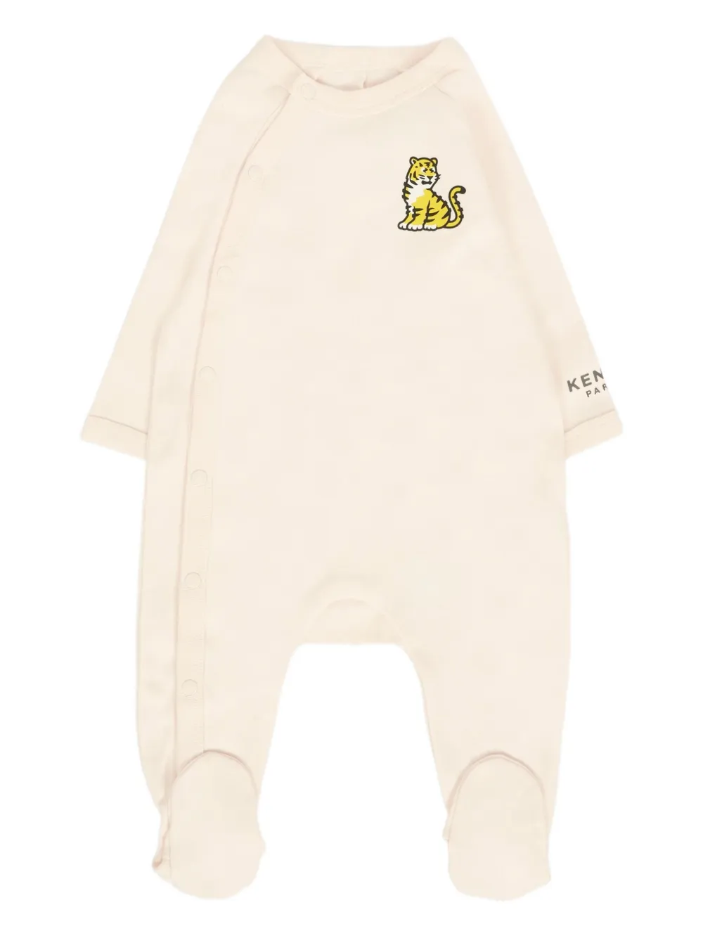 Kenzo Tiger-embroidered Pajama Set (set Of Two) In Pink
