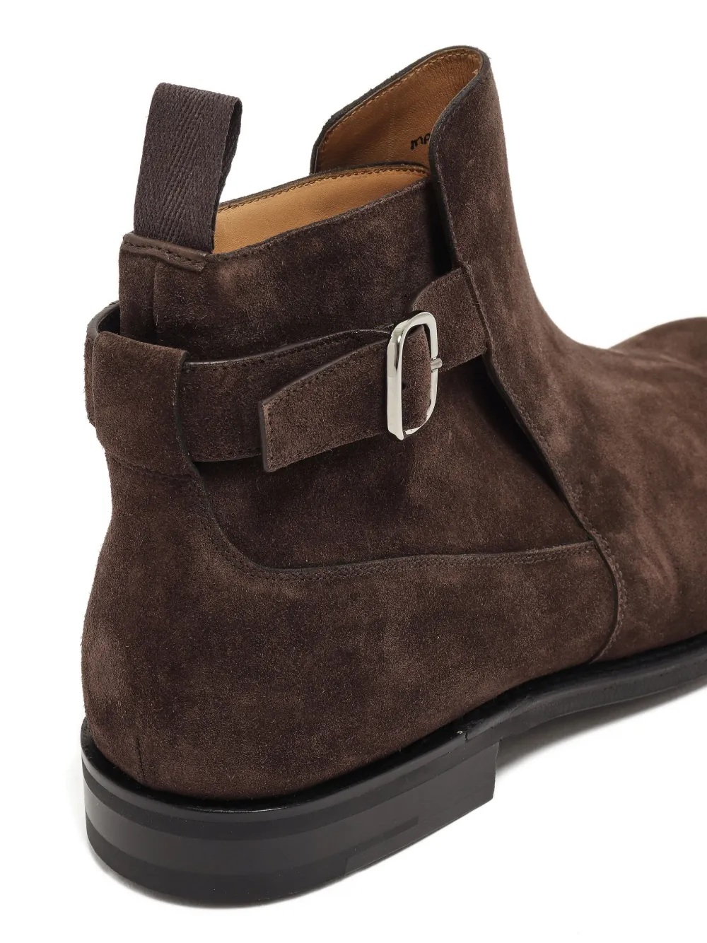 Church's buckle-strap suede boots Brown