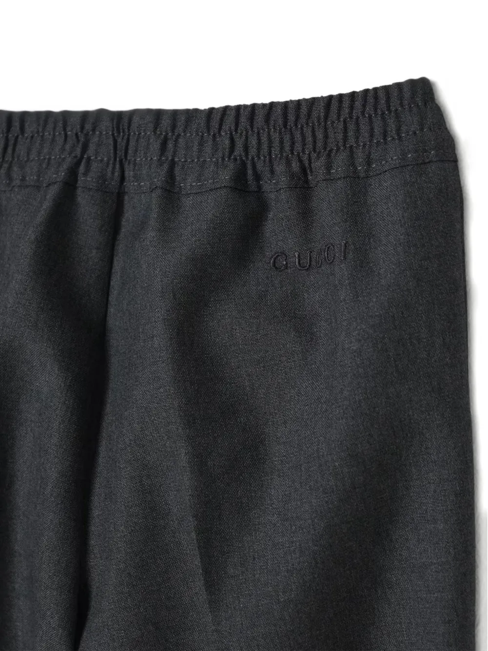 Gucci Kids Broek met elastische taille Grijs