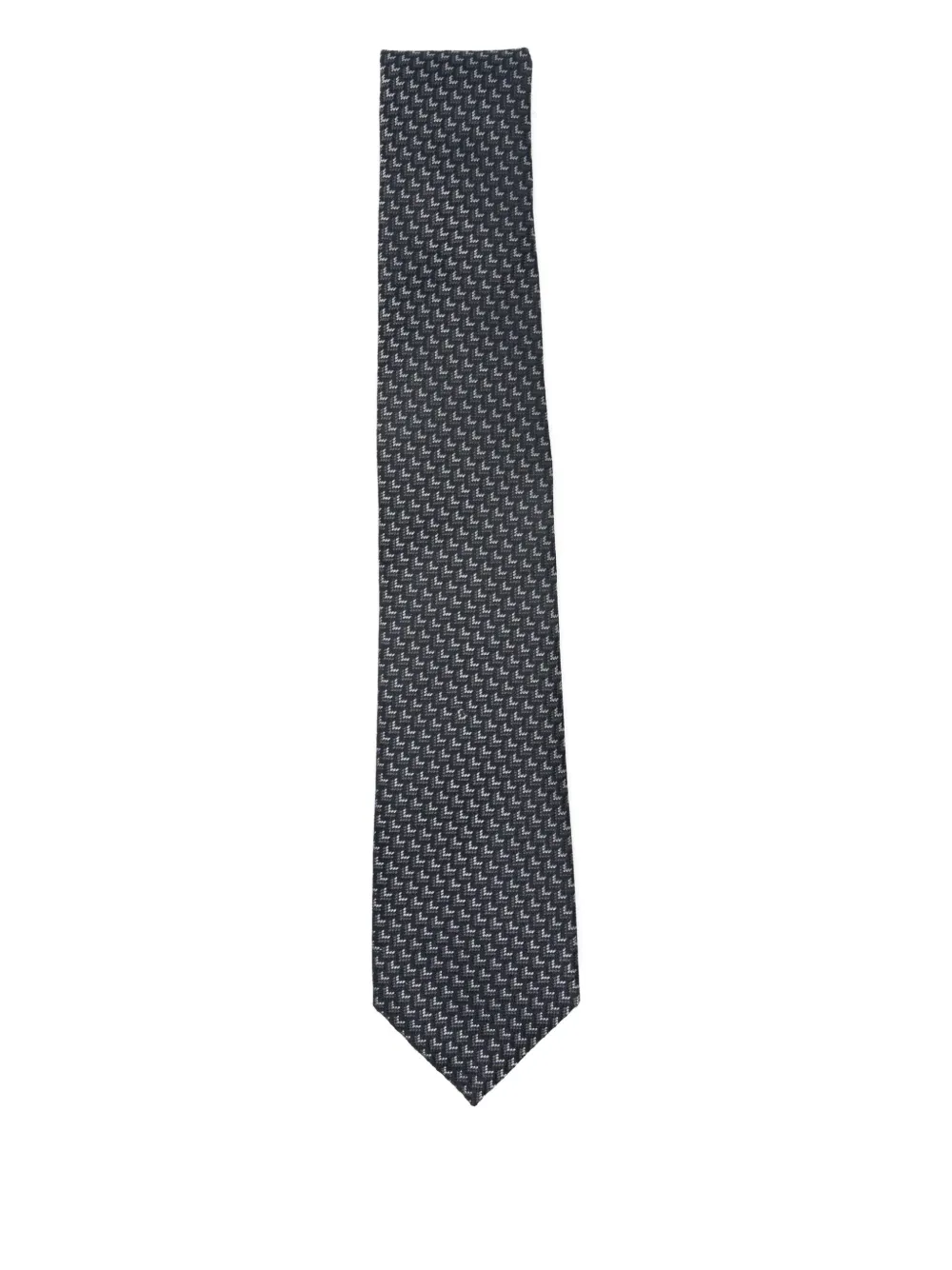 Giorgio Armani geometric-pattern tie | Blue | Image 1