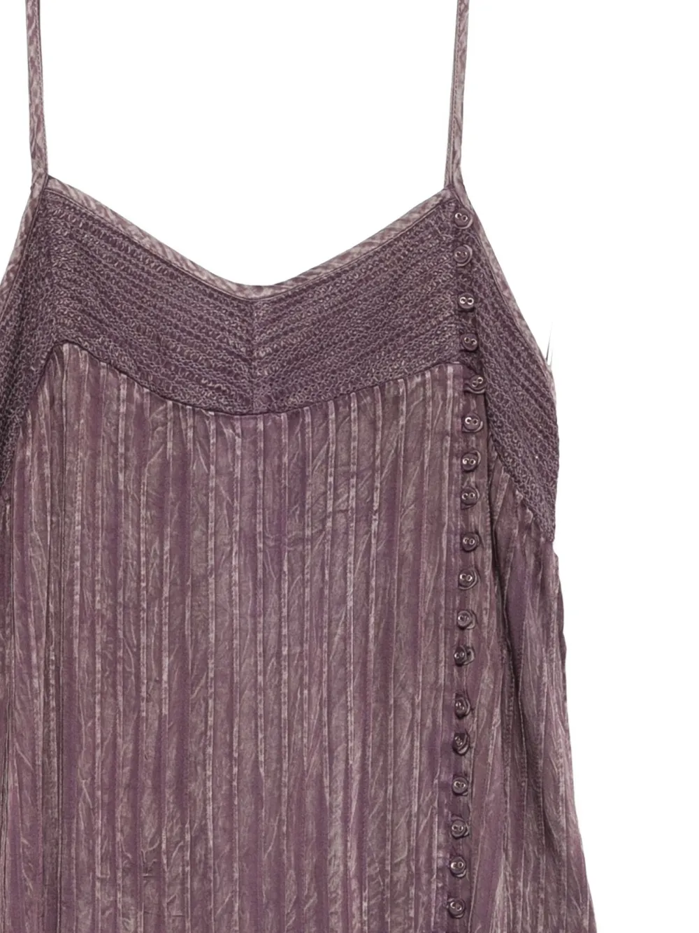 Mes Demoiselles Maxi-jurk met V-hals Paars