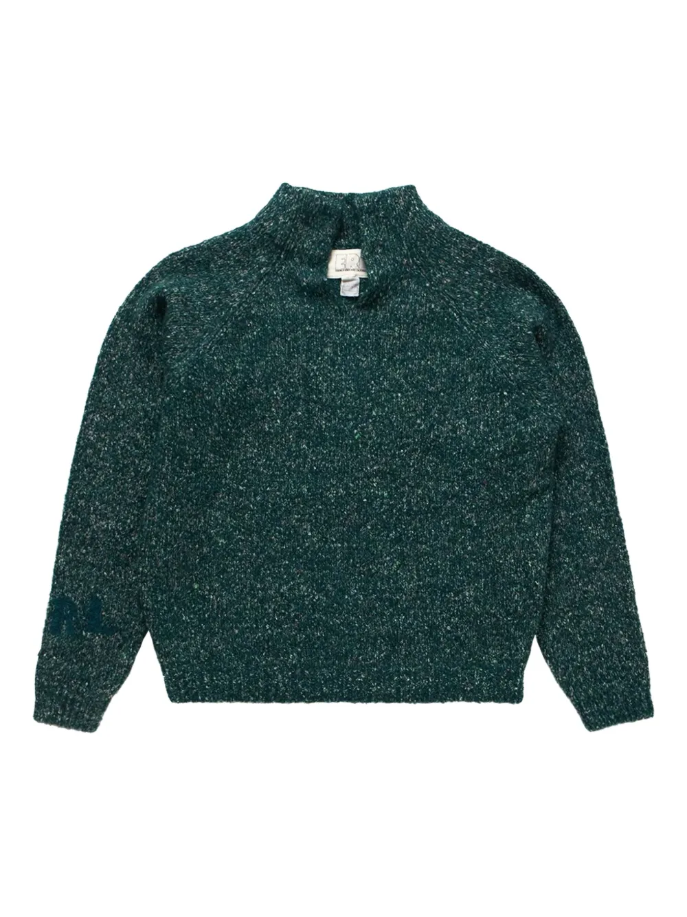 ERL Stadium alpaca wool jumper - グリーン ERL Stadium alpaca wool jumper - グリーン