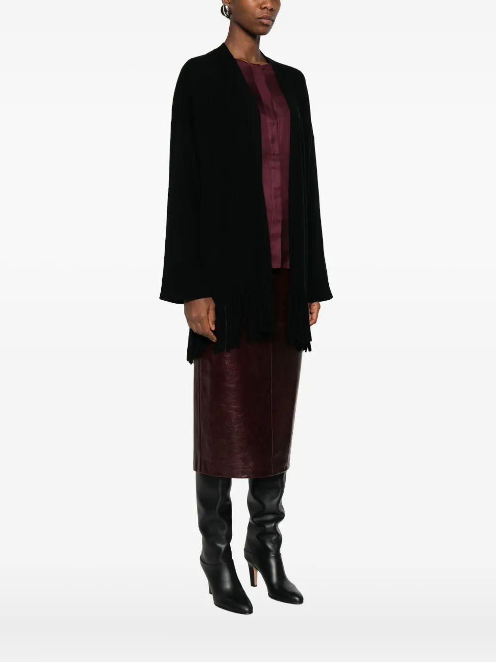 Allude Open Coat 1/1 In Multi