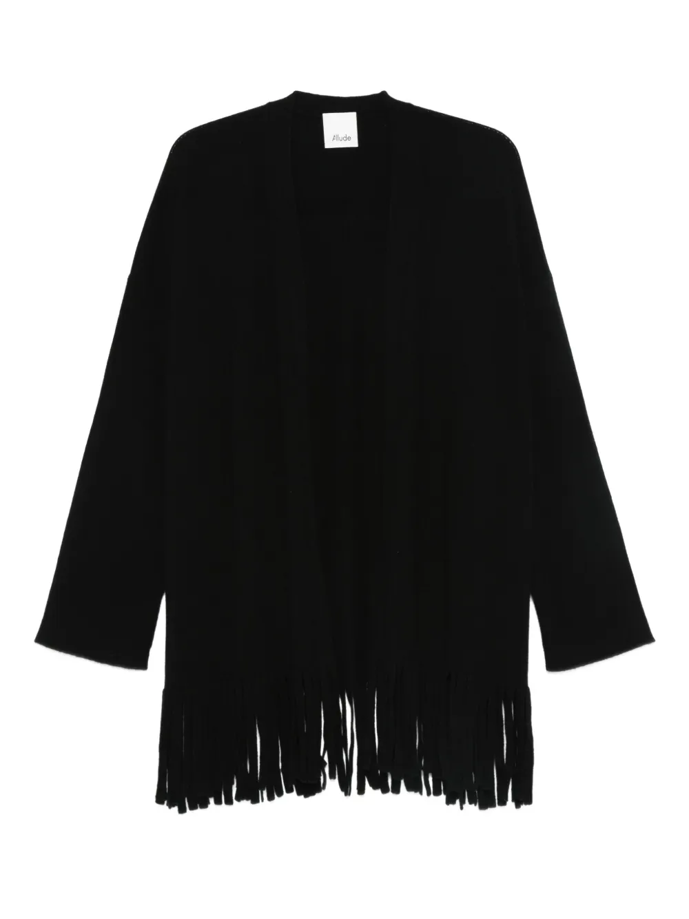 Allude Open Coat 1/1 - ブラック Allude Open Coat 1/1 - ブラック