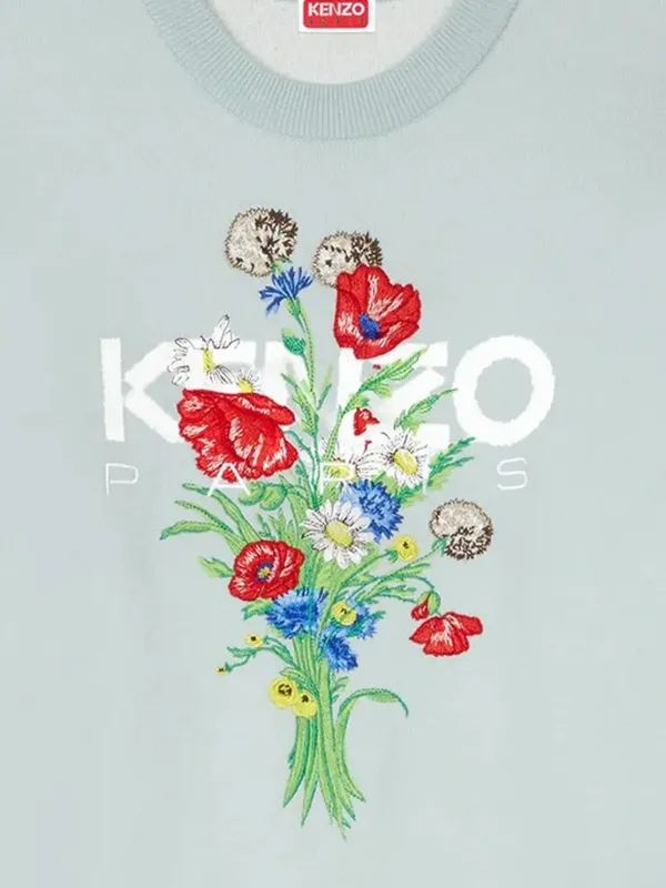 Kenzo フローラル セーター | ブルー | FARFETCH JP