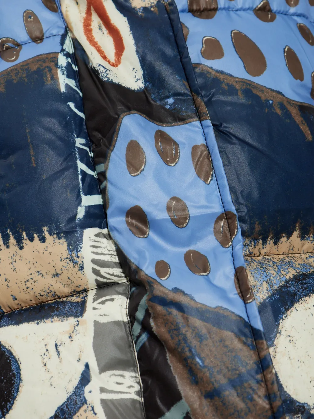 Munthe Juba Print Puffer Jacket In Multi