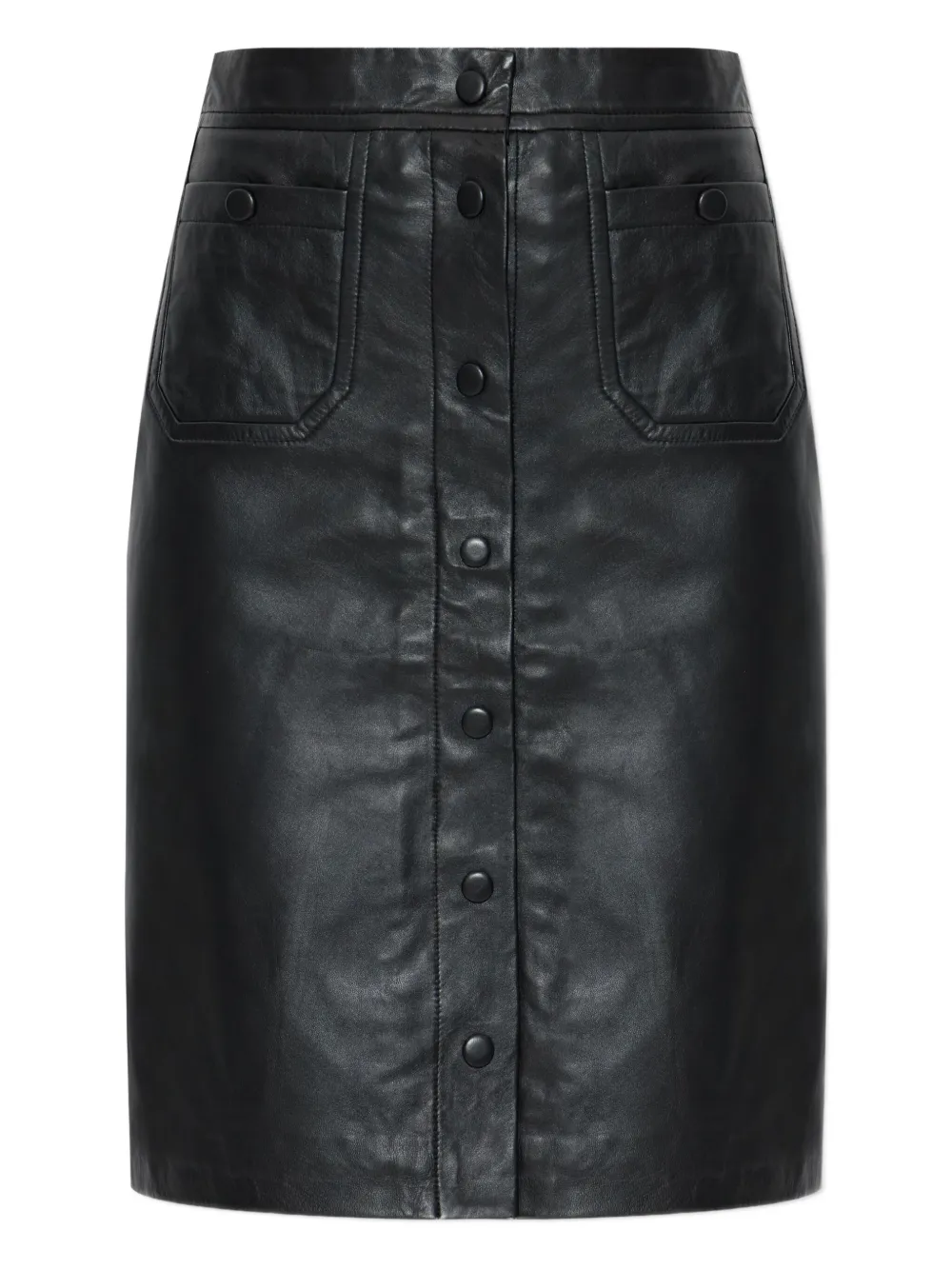 MUNTHE Locus leather skirt | Black | Image 1