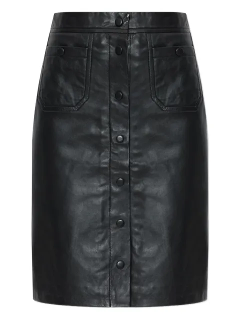 MUNTHE Locus leather skirt