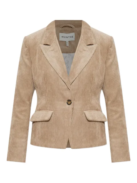 MUNTHE corduroy single-breasted blazer