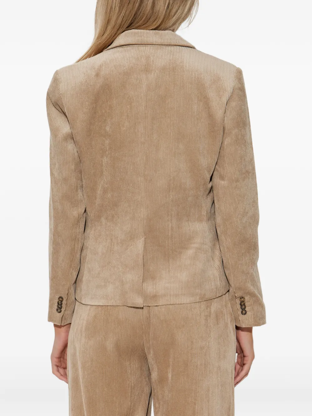 Munthe Corduroy Single-breasted Blazer In Brown