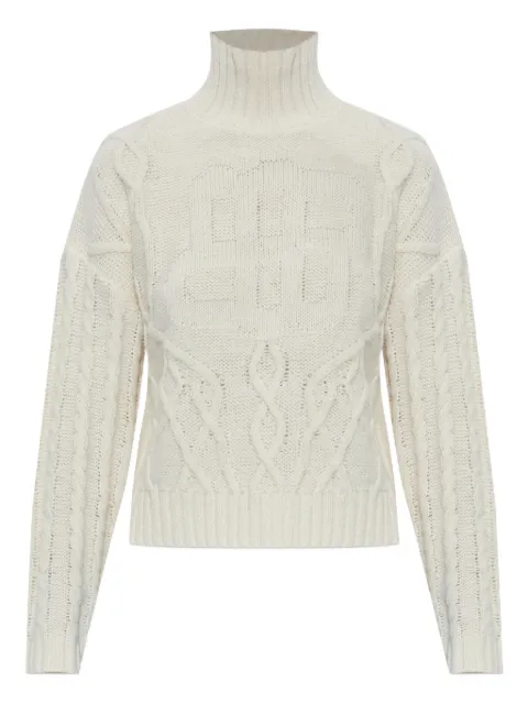 MUNTHE cable-knit turtleneck sweater