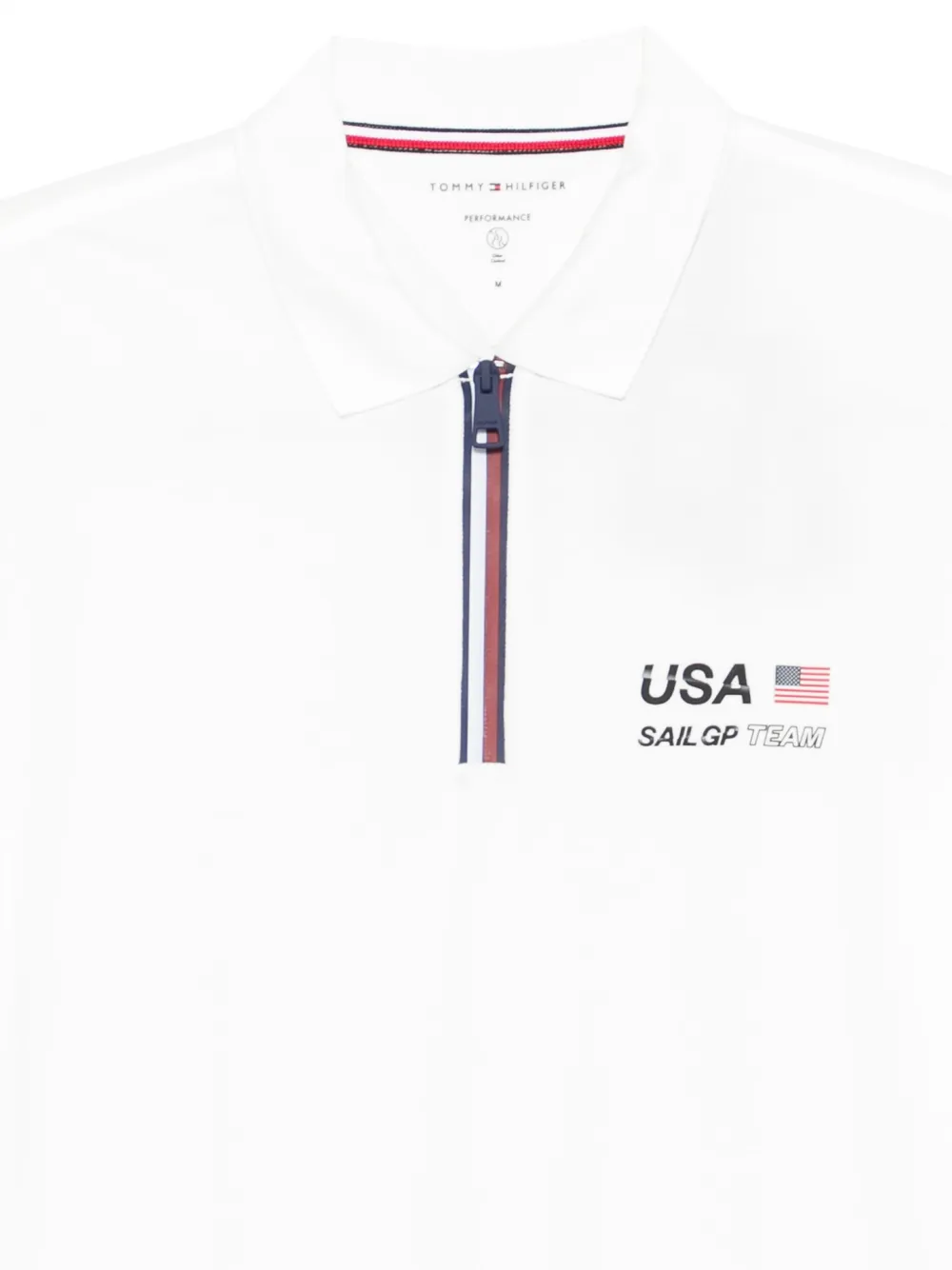 Tommy Hilfiger x Sail GP poloshirt met rits Wit