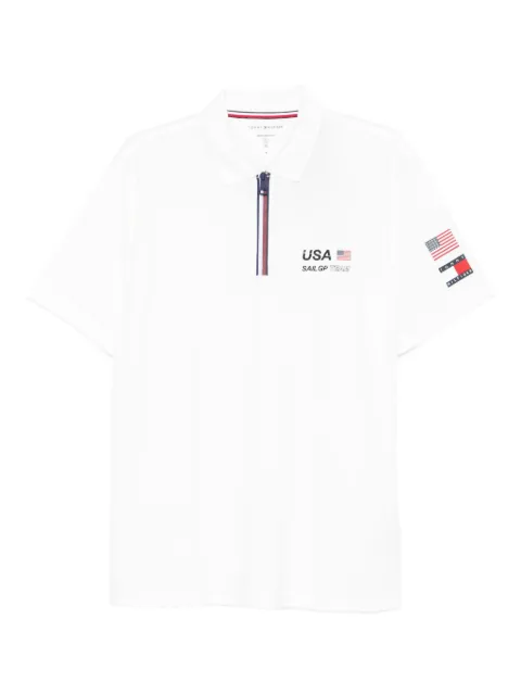 Tommy Hilfiger x Sail GP zip-neck polo shirt