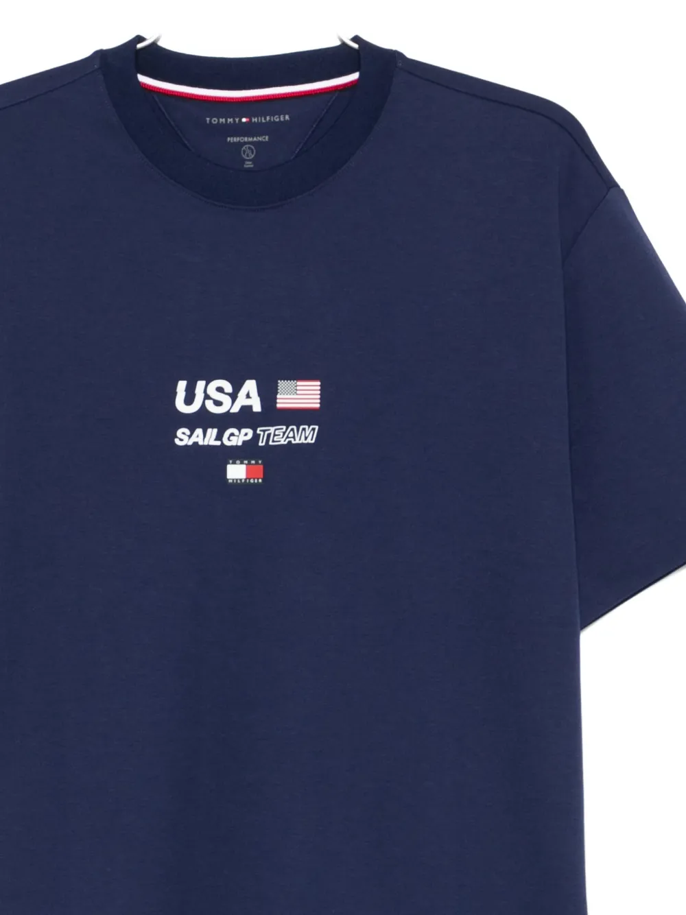 Tommy Hilfiger Text-print T-shirt In Blue