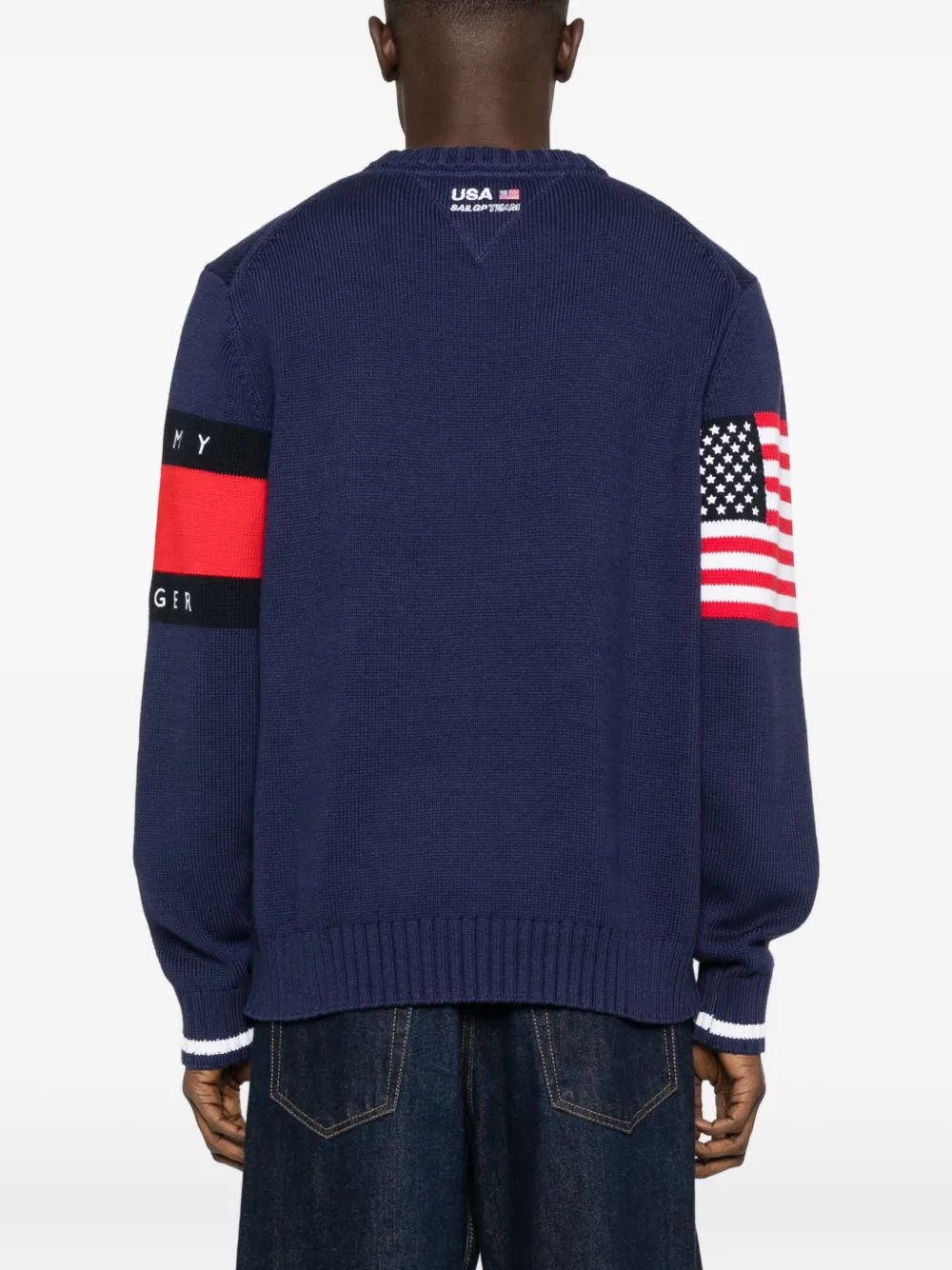 Tommy Hilfiger X Sail Gp Usa Sweater In Blue