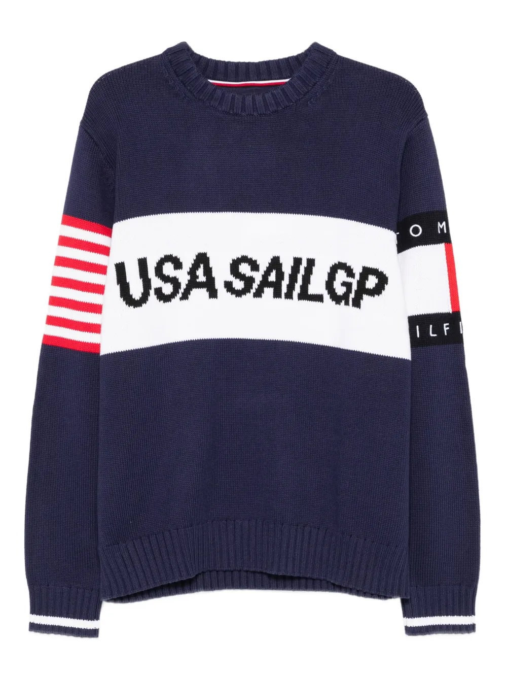 Tommy Hilfiger X Sail Gp Usa Sweater In Blue