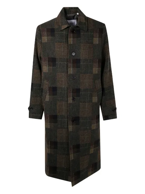 Les Deux checked wool coat