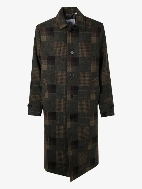 Les Deux checked wool coat