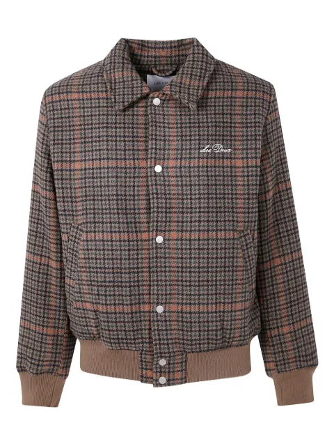 Les Deux houndstooth wool bomber jacket