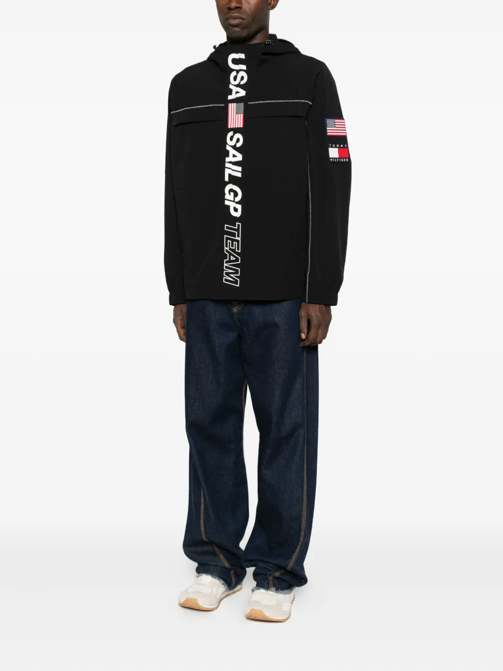 Tommy Hilfiger X Sail Gp Team Usa Jacket In Black