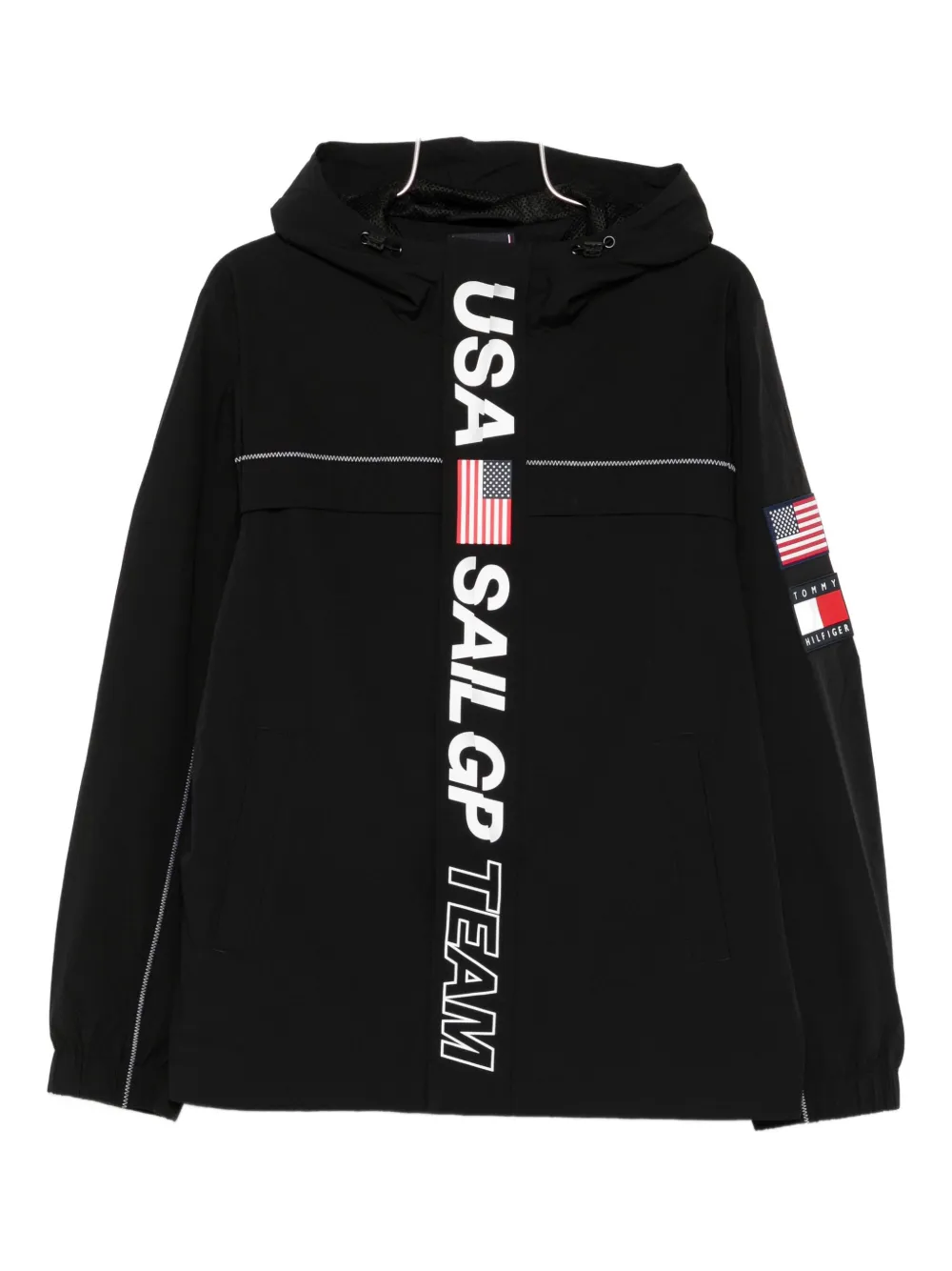 Tommy Hilfiger X Sail Gp Team Usa Jacket In Black