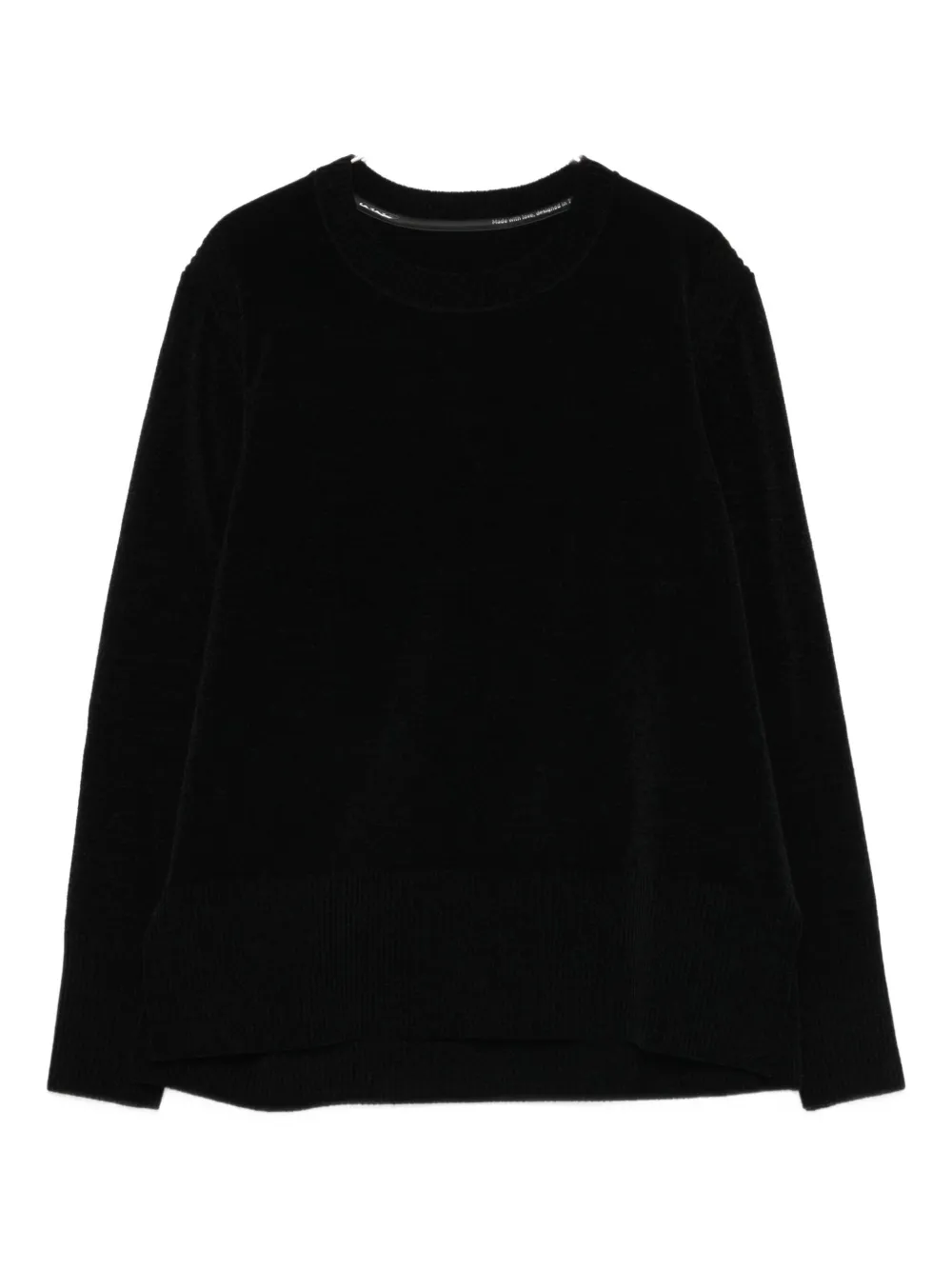 Rrd Round-neck Long-sleeve Sweater In Black