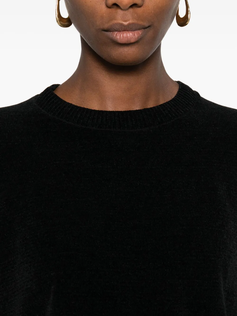 Rrd Round-neck Long-sleeve Sweater In Black