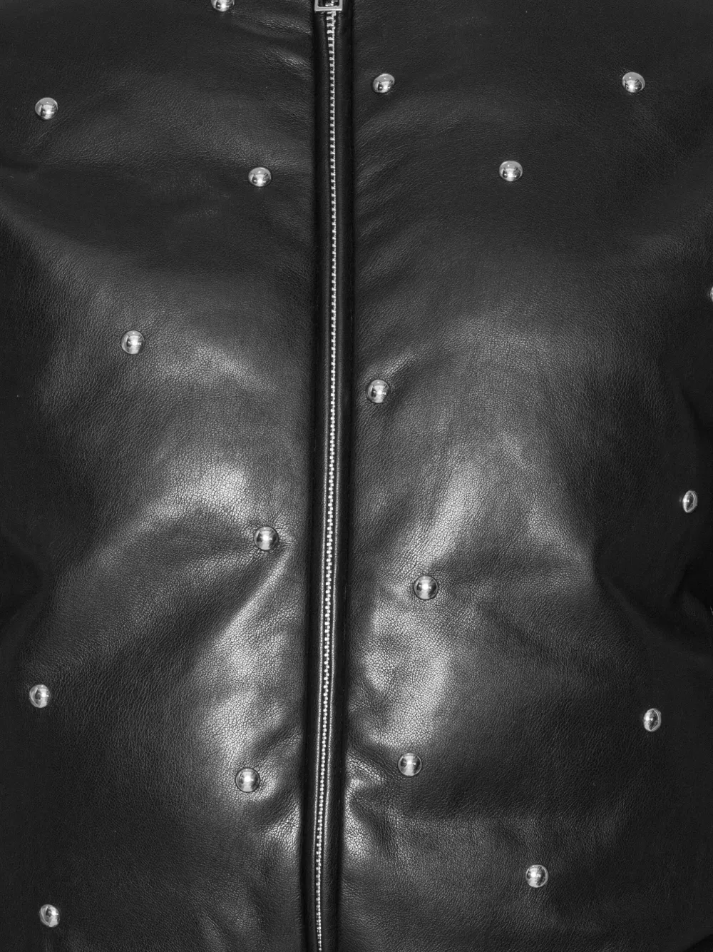 ROTATE BIRGER CHRISTENSEN Gewatteerd jack met studs Zwart