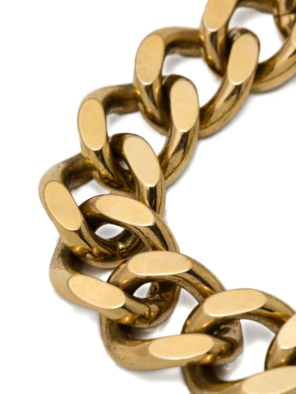 Pre-owned Dior 2000s Lock Chain Bracelet In Gold