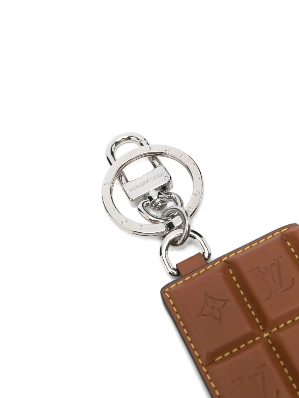 Pre-owned Louis Vuitton Lv Chocolate Bar Bag Charm In Brown