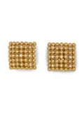 Christian Dior Pre-Owned 1990s beaded earrings - Gold