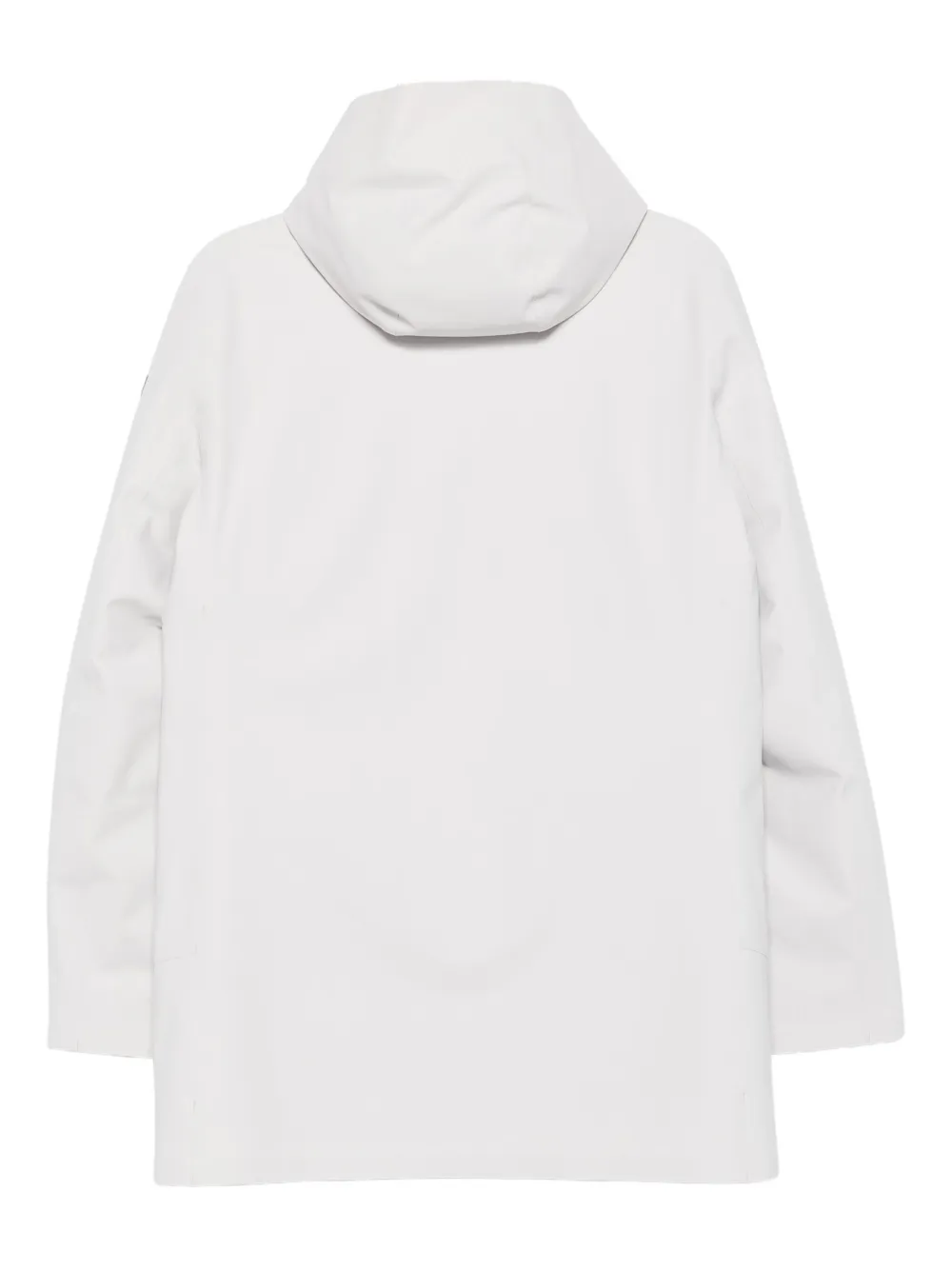 Rrd Hooded Button-fastening Jacket In White