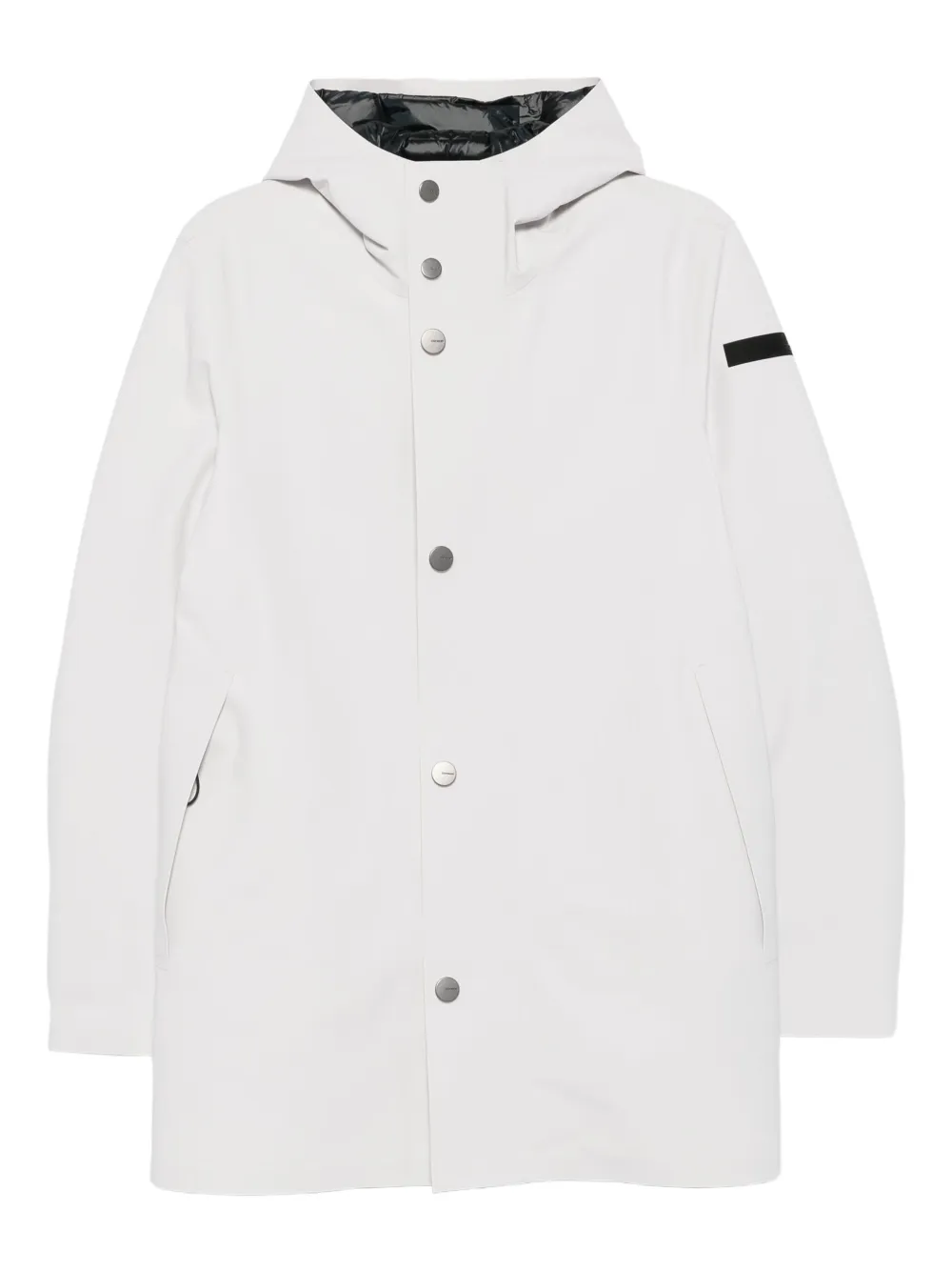 RRD hooded button-fastening jacket | White | Image 1