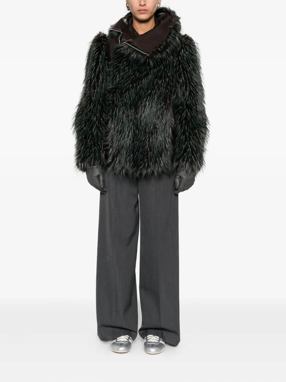 sacai panelled jacket | Leather Jackets | Image 2