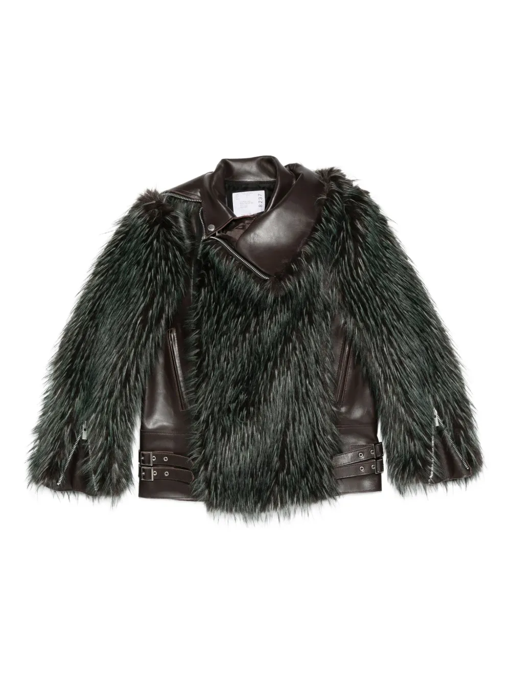 sacai panelled jacket | Brown | Image 1