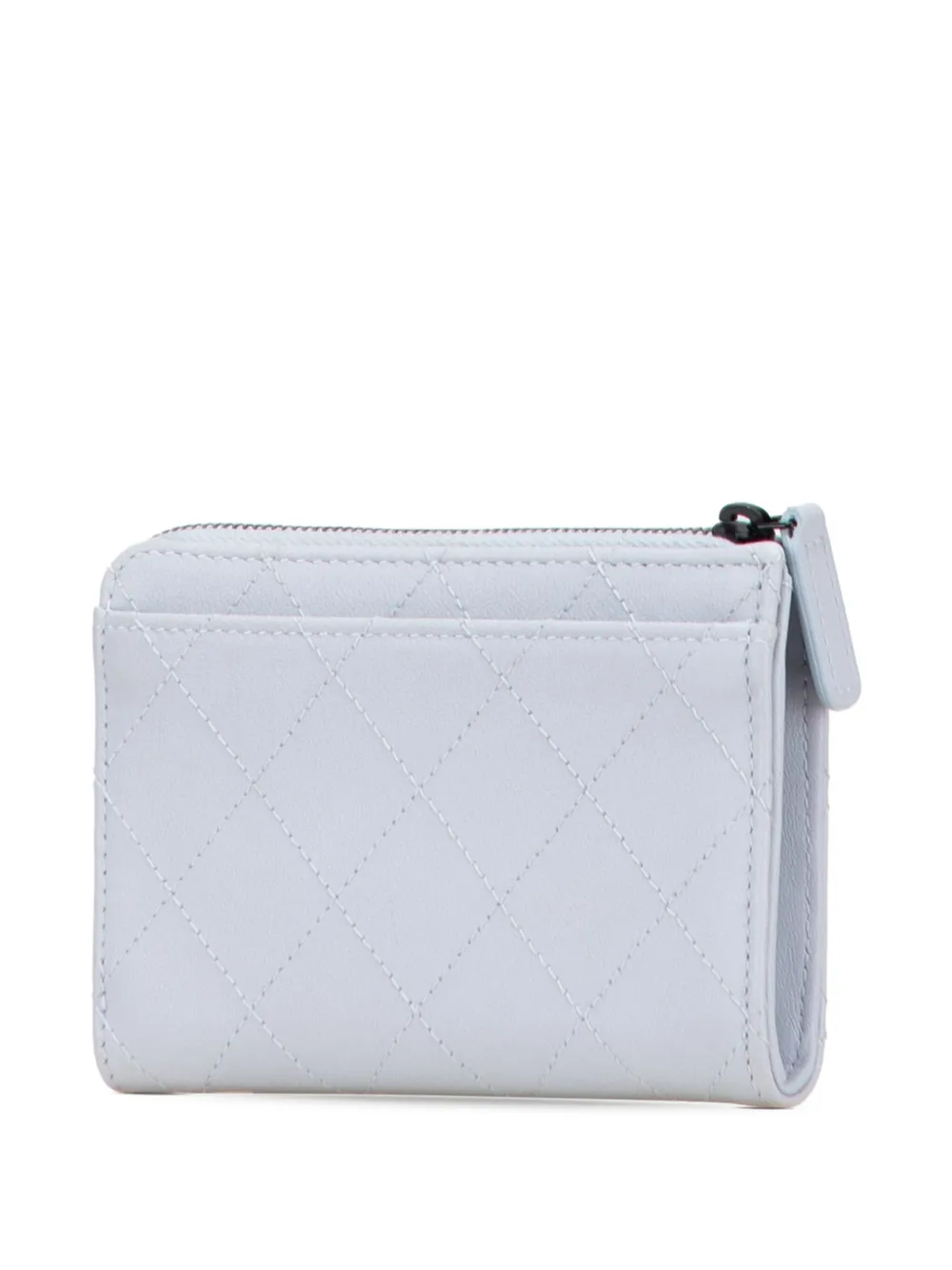 CHANEL Pre-Owned 2021-2025 CC Quilted Calfskin Zip Wallet small wallets | Image 2
