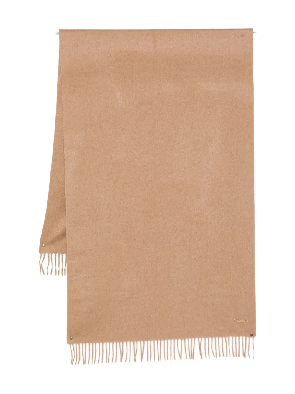 Max Mara fringed scarf - ブラウン Max Mara fringed scarf - ブラウン