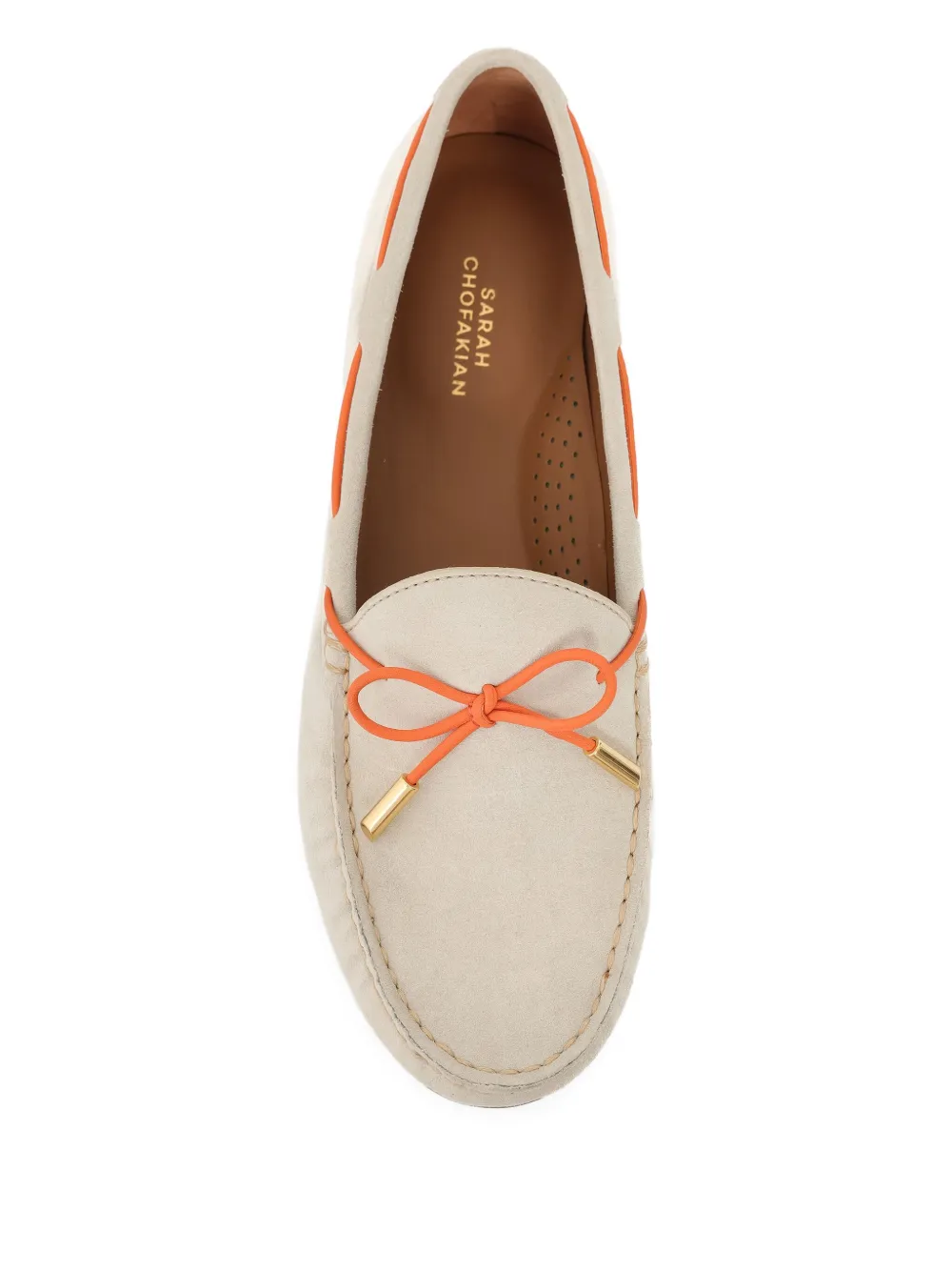 Sarah Chofakian Rum Baba loafers Beige