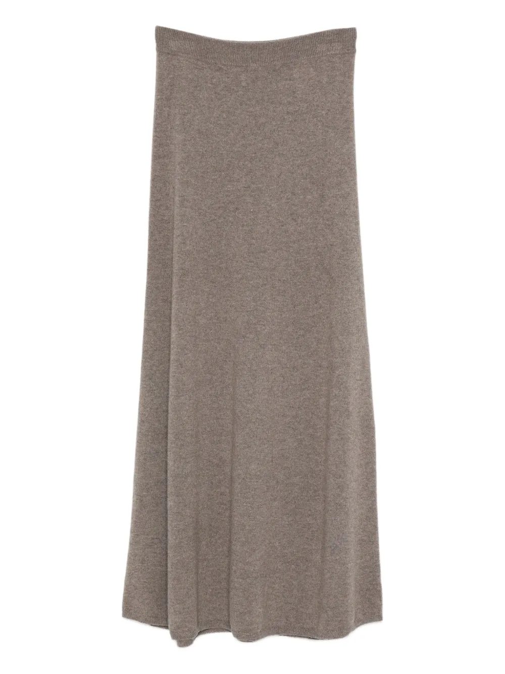 Lisa Yang ribbed-trim cashmere skirt | Neutrals | Image 1