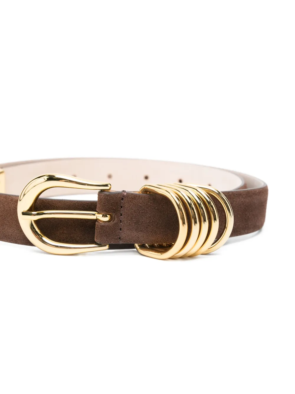 Déhanche suede belt - Bruin