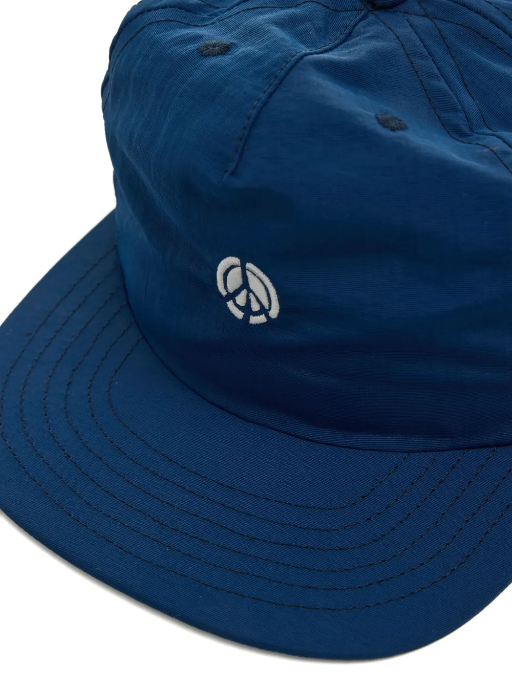District Vision Panelled Cap In Blue