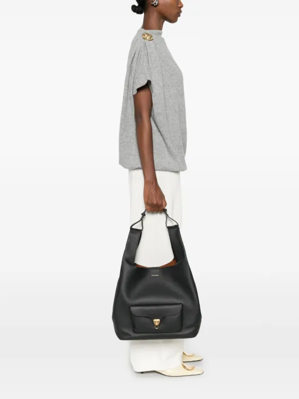 Coccinelle Beat flap-pocket Shoulder Bag | Black | FARFETCH