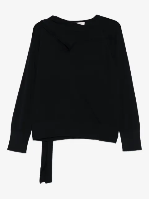 Incotex cut-out detail sweater