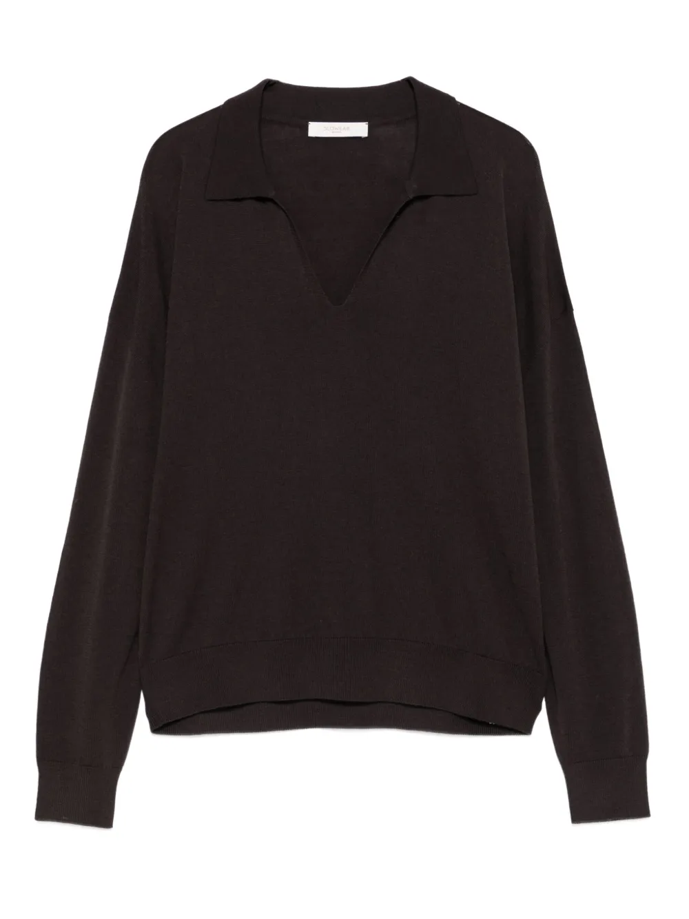 Incotex polo-neck long-sleeve t-shirt | Black | Image 1