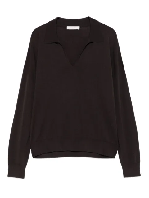 Incotex polo-neck long-sleeve t-shirt