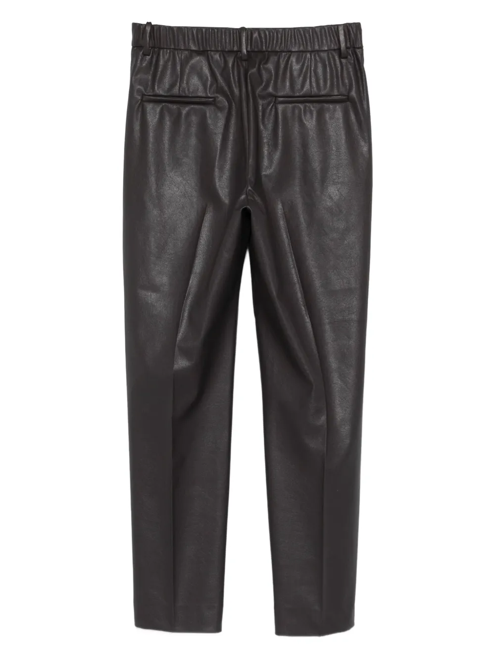 Incotex faux-leather pants | Straight-Leg Pants | Image 2